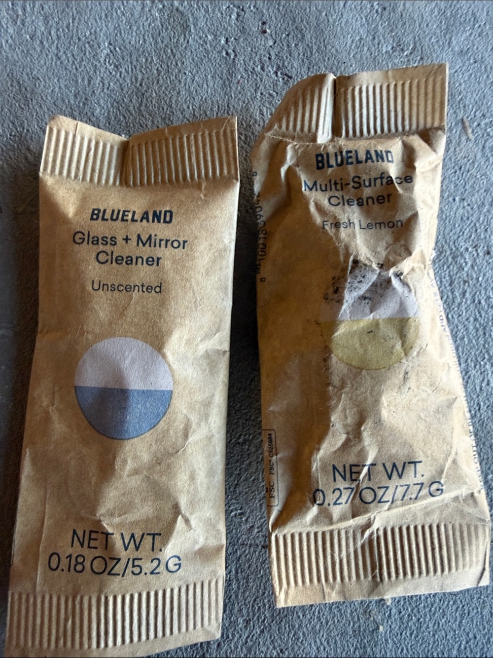 Glass & Multi-Surface Cleaner Packets — Unscented & Fresh Lemon